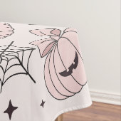パステルピンクハロウィンシームレスパターン(5) テーブルクロス (インサイチュ)