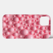 パステルピンクバブルテクスチャiPhoneケース レディース Case-Mate iPhoneケース (裏面 (横))