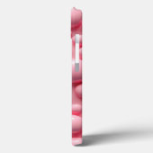 パステルピンクバブルテクスチャiPhoneケース レディース Case-Mate iPhoneケース (裏面 / 左)