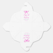 パステルピンクパープルハッピー1stクリスマスボウ名da フェイバーボックス (見開き)