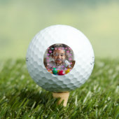 パステルピンクパープルプリンセスクラウンフォト ゴルフボール (インサイチュ 木)