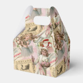 パステルピンクビクトリアンクリスマス フェイバーボックス (裏面サイド)