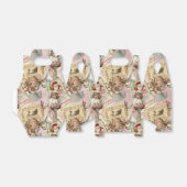 パステルピンクビクトリアンクリスマス フェイバーボックス (折り畳みなし)