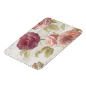 パステルピンクフランスのバラ マグネット (左側)