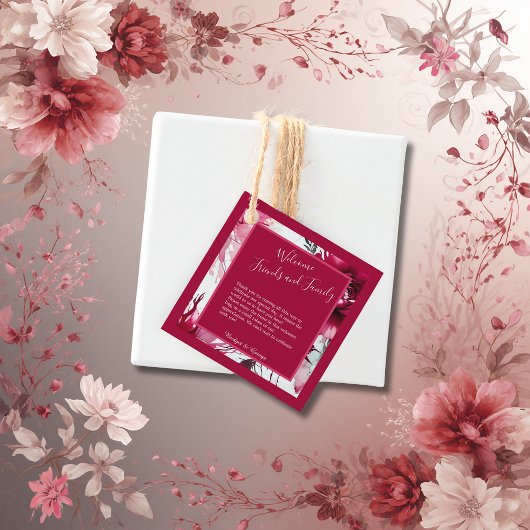 パステルピンクフローラ抽象芸術バラ結婚開花 フェイバータグ