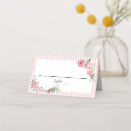 パステルピンクフローラ プレイスカード