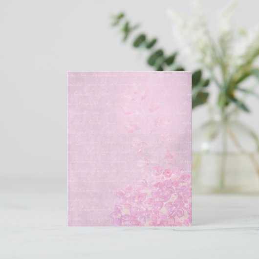 パステルピンクフローラ&文字スクラップブックエフェメラ (スタンド正面)