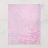 パステルピンクフローラ&文字スクラップブックエフェメラ (正面)