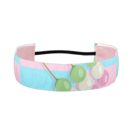 パステルピンクブルーダンゴ非ヘ市松模様にッドバスリップまたは滑ることンドズ アスレチックヘッドバンド