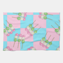 パステルピンクブルーダ市松模様にングゴキッチンタオル キッチンタオル