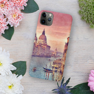 パステルピンクブルーヴェネツィアカナルグランデウォーター iPhone 11 PRO MAXケース