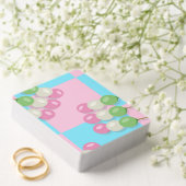 パステルピンクブルー市松模様にダンゴトランプ トランプ (インサイチュ (ウェディング))