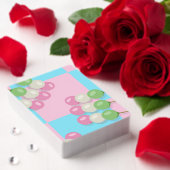 パステルピンクブルー市松模様にダンゴトランプ トランプ (インサイチュ (バレンタイン))