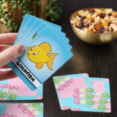 パステルピンクブルー市松模様にダンゴトランプ トランプ (インサイチュ)