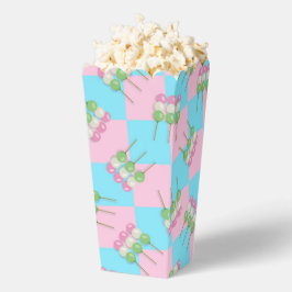 パステルピンクブルー市松模様にダンゴフェイスボックス フェイバーボックス