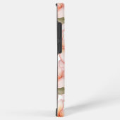 パステルピンクプルメリアフランギパニフローラ SAMSUNG GALAXYケース (右側面)