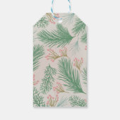 パステルピンクホリークリスマス ギフトタグ (裏面)