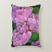 パステルピンクホルテンシアアジサイの花 アクセントクッション (正面(垂直))