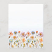 パステルピンクボヘミアンワイルドフラワーズデイトナイトアイディア (裏面)