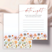 パステルピンクボヘミアンワイルドフラワーズデイトナイトアイディア