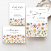 パステルピンクボヘミアンワイルドフラワーズデイトナイトアイディア ポスター