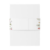 パステルピンクボホワイルドフラワー結婚ズ詳細 招待状ベリーバンド (裏面例)