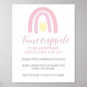 パステルピンクレインボー1stバースデータイムカプセル ポスター (正面)