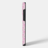 パステルピンクローズ iPhoneケース (左側面)