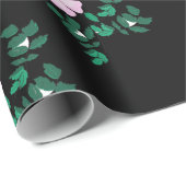 パステルピンクワイルドバラ ラッピングペーパー (ロールコーナー)