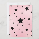 パステルピンク不気味クワン誕生日パーティー 招待状 (裏面)