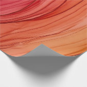 パステルピンク桃抽象芸術ミックス包装紙 ラッピングペーパー (角)