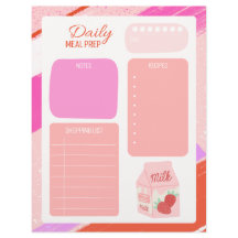 パステルピンク毎日の食事の準備