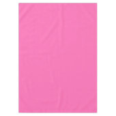 パステルピンク無地のカラー テーブルクロス (正面)