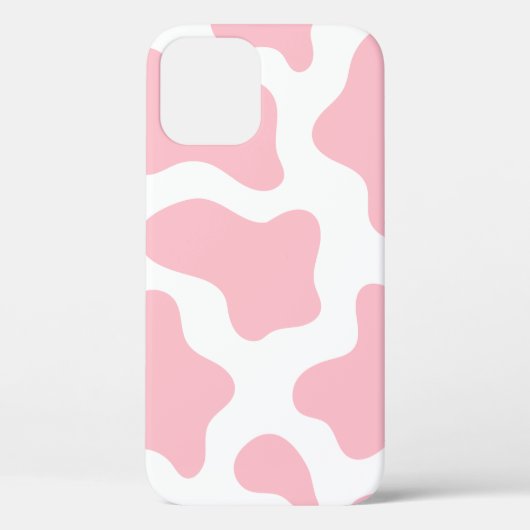 パステルピンク牛プリントかわいい Case-Mate iPhoneケース (裏面)