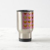 パステルピンク絵文字 トラベルマグ (中央)