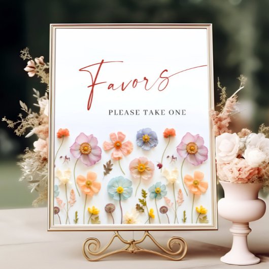 パステルピンク赤面ボヘミアンワイルドフラワーズウィブライド ポスター