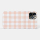 パステルピンク バッファロー チェック Case-Mate iPhoneケース (裏面(横))