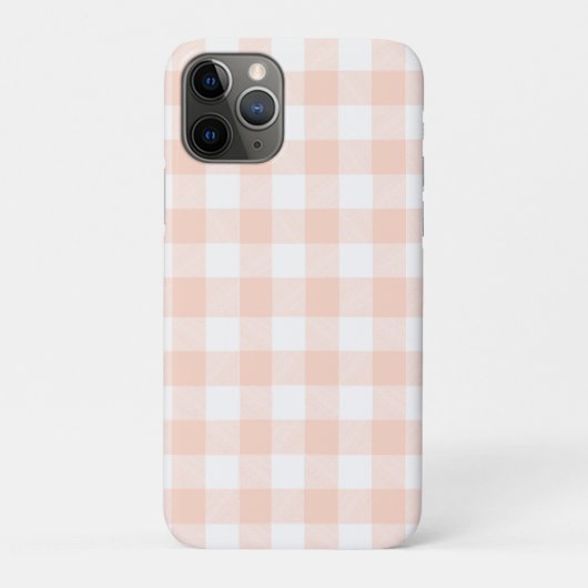 パステルピンク バッファロー チェック Case-Mate iPhoneケース (裏)
