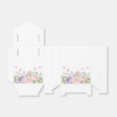パステルピンク&パープルフローラ蝶 フェイバーボックス (折り畳みなし)