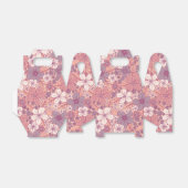 パステルピンク&パープルフローラ フェイバーボックス (折り畳みなし)
