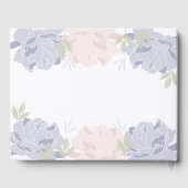 パステルピンク&パープルプオーニーキンセアニェラゲストブック ゲストブック (裏面)