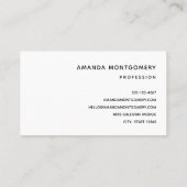 パステルピンク&フェイクグリッターボホレインボー 名刺 (裏面)