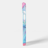 パステルピンク&ブルースワール | 抽象芸術 Case-Mate iPhoneケース (裏面 / 左)