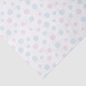パステルピンク&ブルードットティッシュペーパー 薄葉紙 (詳細)