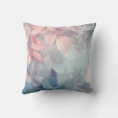 パステルピンク&ブルー花模様ズバイアヴァ クッション (裏面)