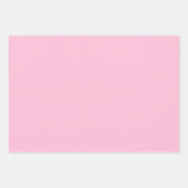 パステルピンク ラッピングペーパーシート (正面2)