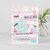 パステルピークーブーハローウィンパーティ2nd Birthday 招待状 (スタンド正面)