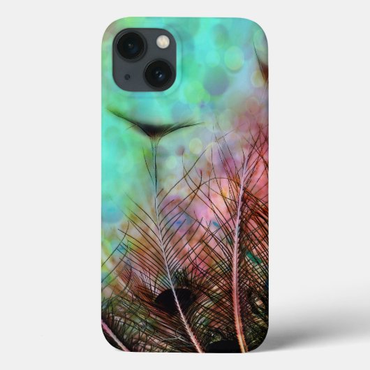 パステルピーコックフェザーズアイパッドエアーケース Case-Mate iPhoneケース (裏面)