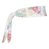 パステルピース&ラブヘッドバンド タイヘッドバンド (回転270)