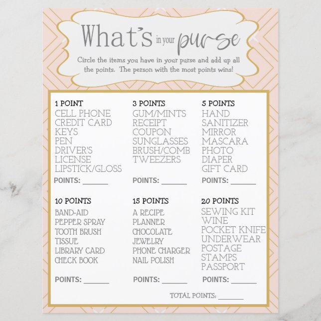 パステルピーチと金ゴールドのwhatsあなたの財布 (正面)